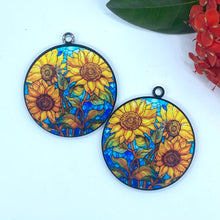 Load image into Gallery viewer, Suncatcher Acrylic Earring Blank - Design 62