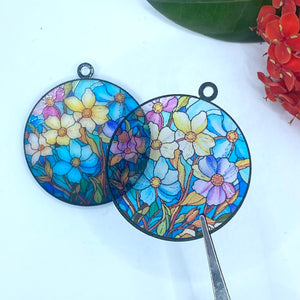 Suncatcher Acrylic Earring Blank - Design 64