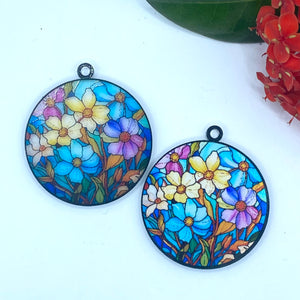 Suncatcher Acrylic Earring Blank - Design 64