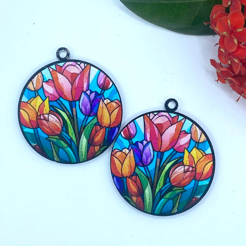 Suncatcher Acrylic Earring Blank - Design 66