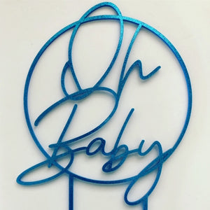 Cake Topper - Oh Baby