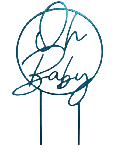 Cake Topper - Oh Baby