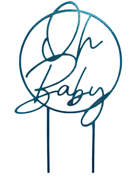 Cake Topper - Oh Baby