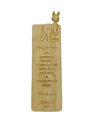 Bookmark teacher gift - Kangaroo