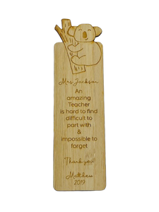 Bookmark teacher gift - Koala