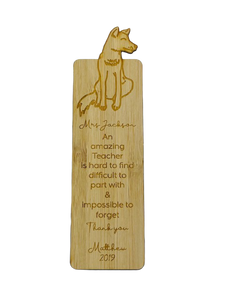 Bookmark teacher gift - Dingo