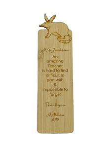 Bookmark teacher gift - Bilby