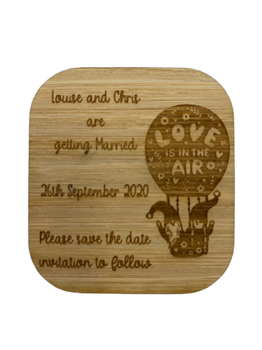 Save the date magnet - Love is in the air