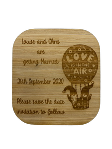 Save the date magnet - Love is in the air