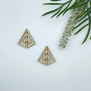 Timber Earring Blanks - Diamond 4