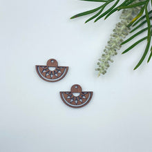 Load image into Gallery viewer, Timber Earring Blanks - Fan 4