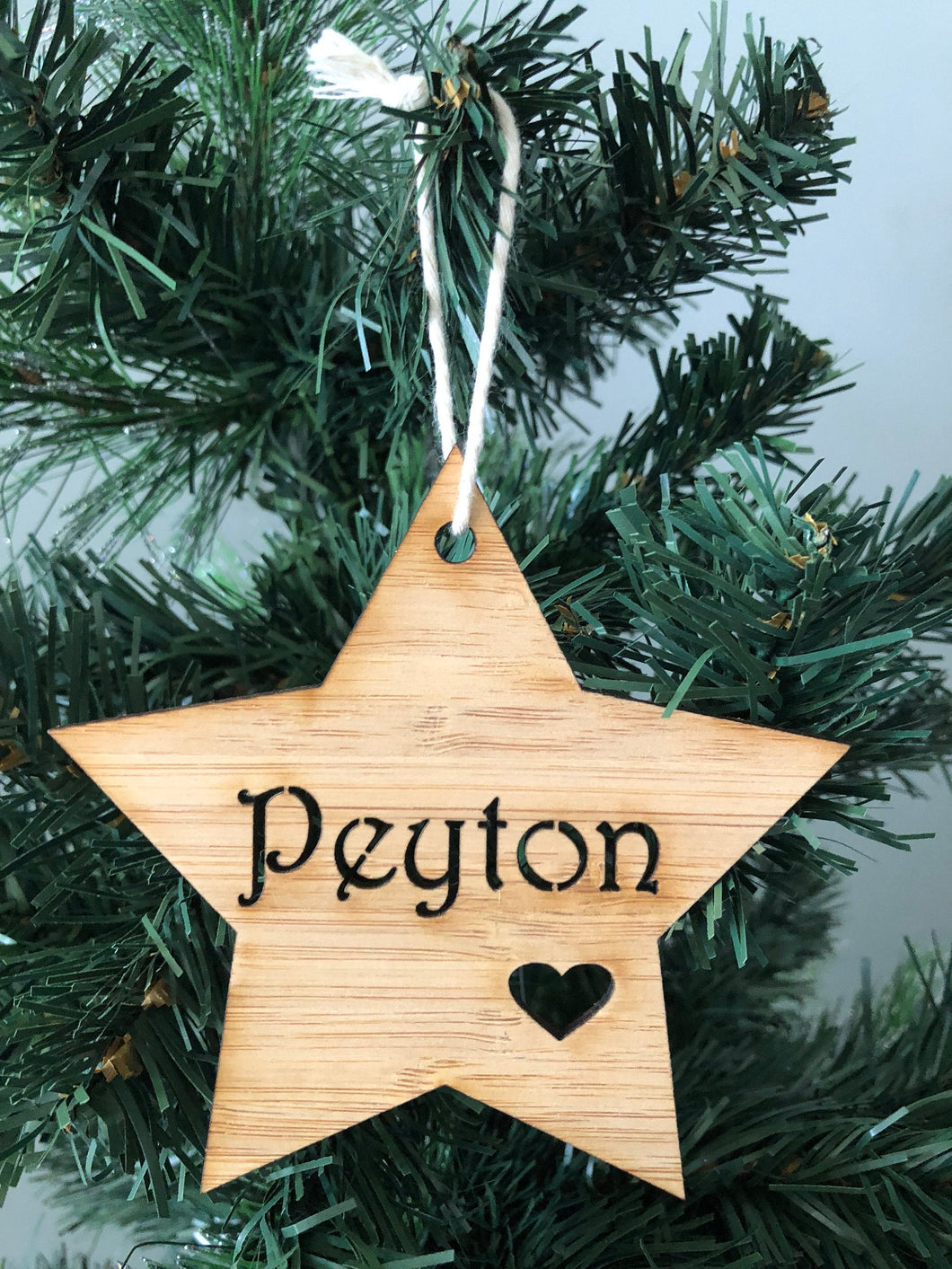 Personalised Christmas Decoration - Star