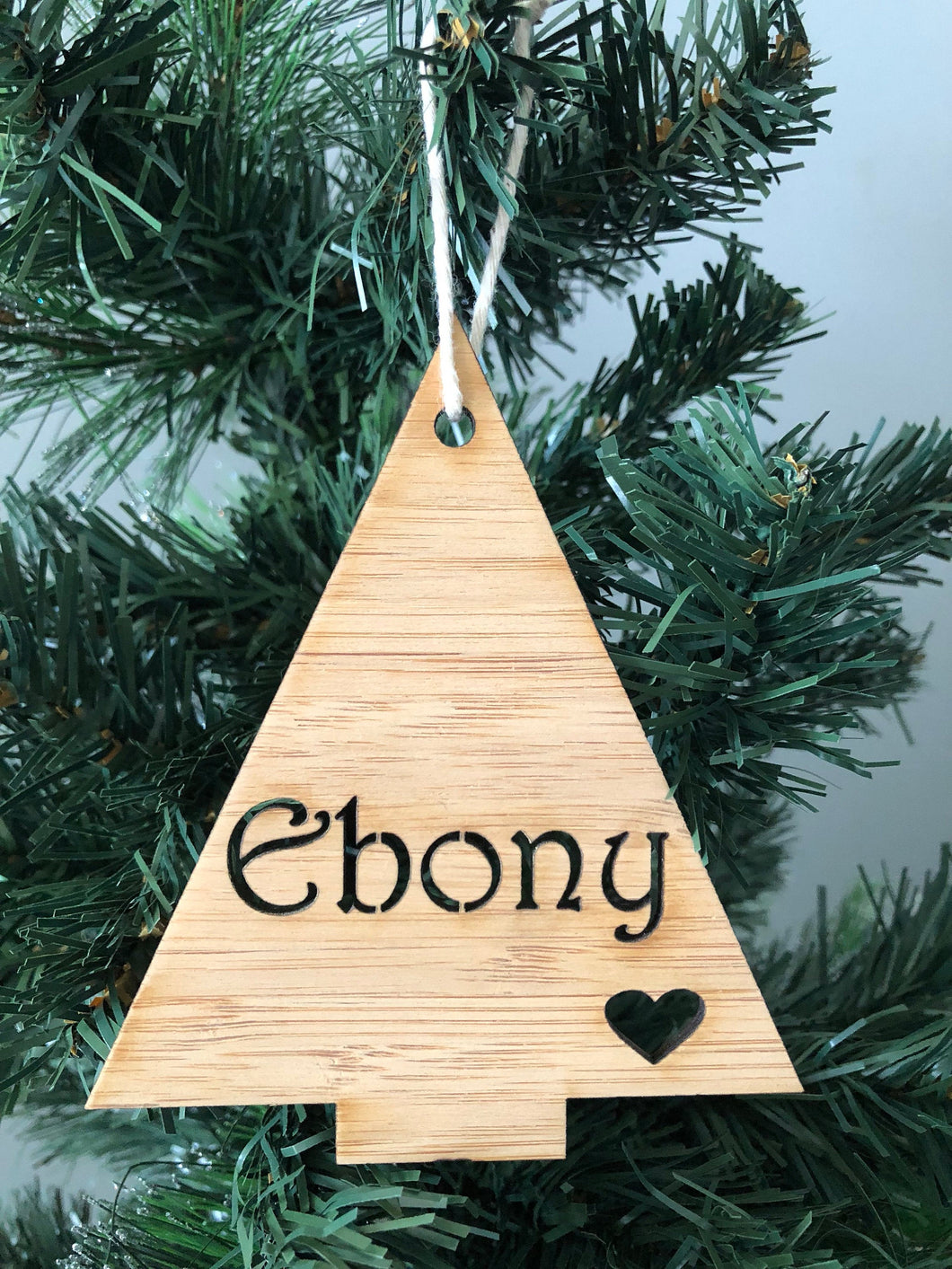 Personalised Christmas Decoration - Christmas Tree