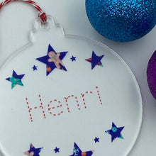 Load image into Gallery viewer, Christmas tree decoration - I can trace my name