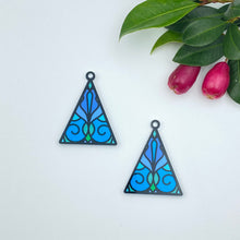 Load image into Gallery viewer, Suncatcher Acrylic Earring Blank - Design 9