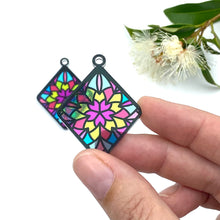 Load image into Gallery viewer, Suncatcher Acrylic Earring Blank - Design 6