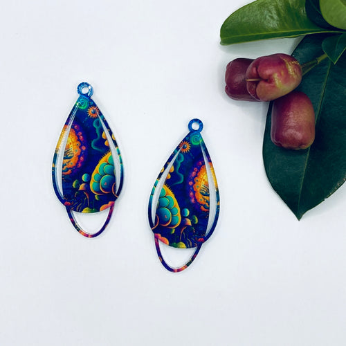 Suncatcher Acrylic Earring Blank - Design 34