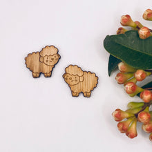 Load image into Gallery viewer, Sheep Stud Timber Earring Blanks