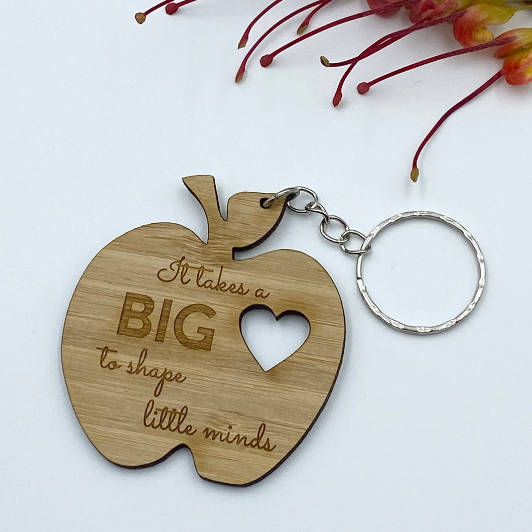 Teacher gift keyring