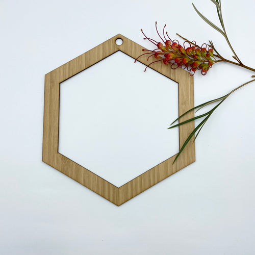 Hexagon Sign - Bamboo