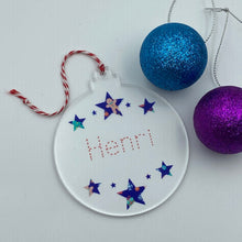 Load image into Gallery viewer, Christmas tree decoration - I can trace my name