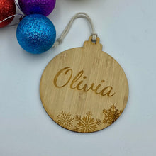 Load image into Gallery viewer, Christmas tree decoration - Personalised bauble