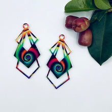 Load image into Gallery viewer, Suncatcher Acrylic Earring Blank - Design 44