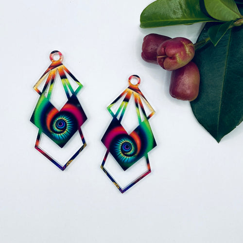 Suncatcher Acrylic Earring Blank - Design 44