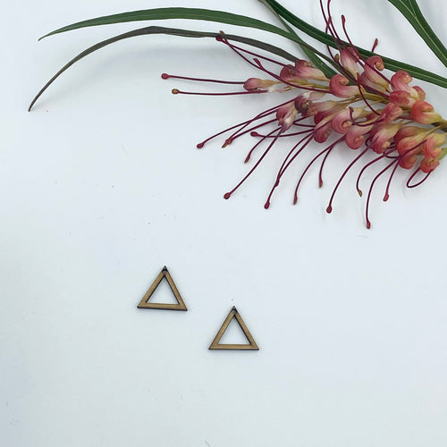 Timber Earring Blanks - Triangle 3