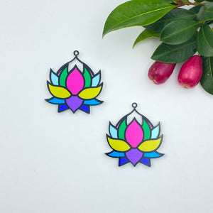 Suncatcher Acrylic Earring Blank - Design 23