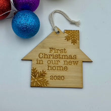 Load image into Gallery viewer, Christmas tree decoration - Our new home