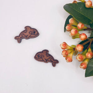 Killer whale Stud Timber Earring Blanks