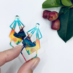 Suncatcher Acrylic Earring Blank - Design 46