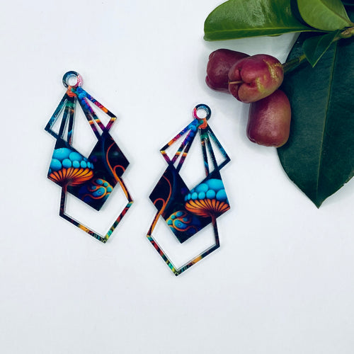 Suncatcher Acrylic Earring Blank - Design 45