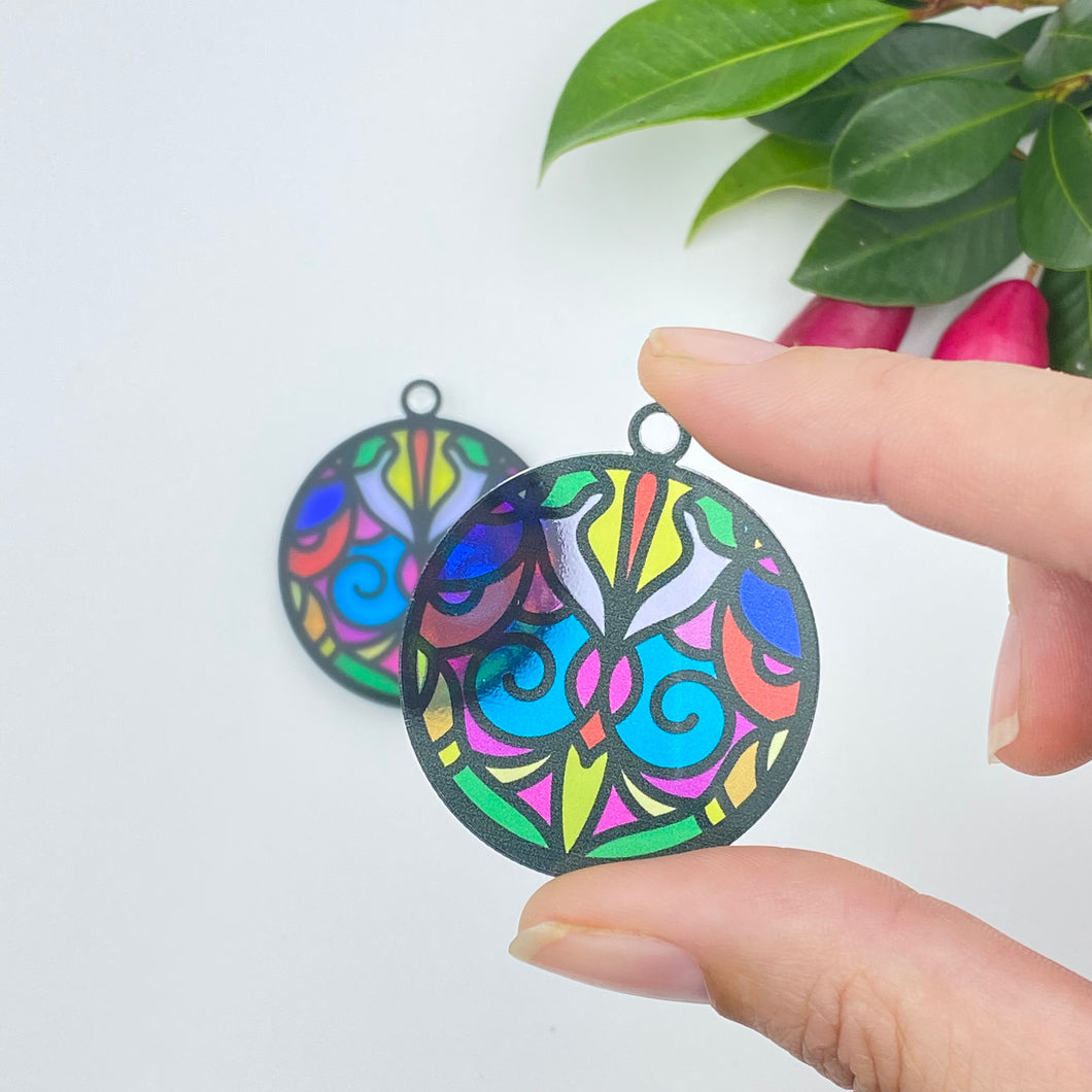 Suncatcher Acrylic Earring Blank - Design 12