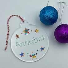 Load image into Gallery viewer, Christmas tree decoration - I can trace my name