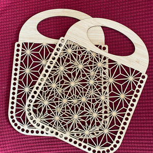 DIY Macrame / Crochet Bag - Front and Back