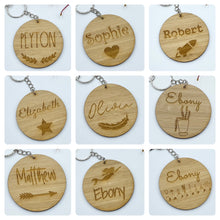 Load image into Gallery viewer, Timber Bag Tag various designs